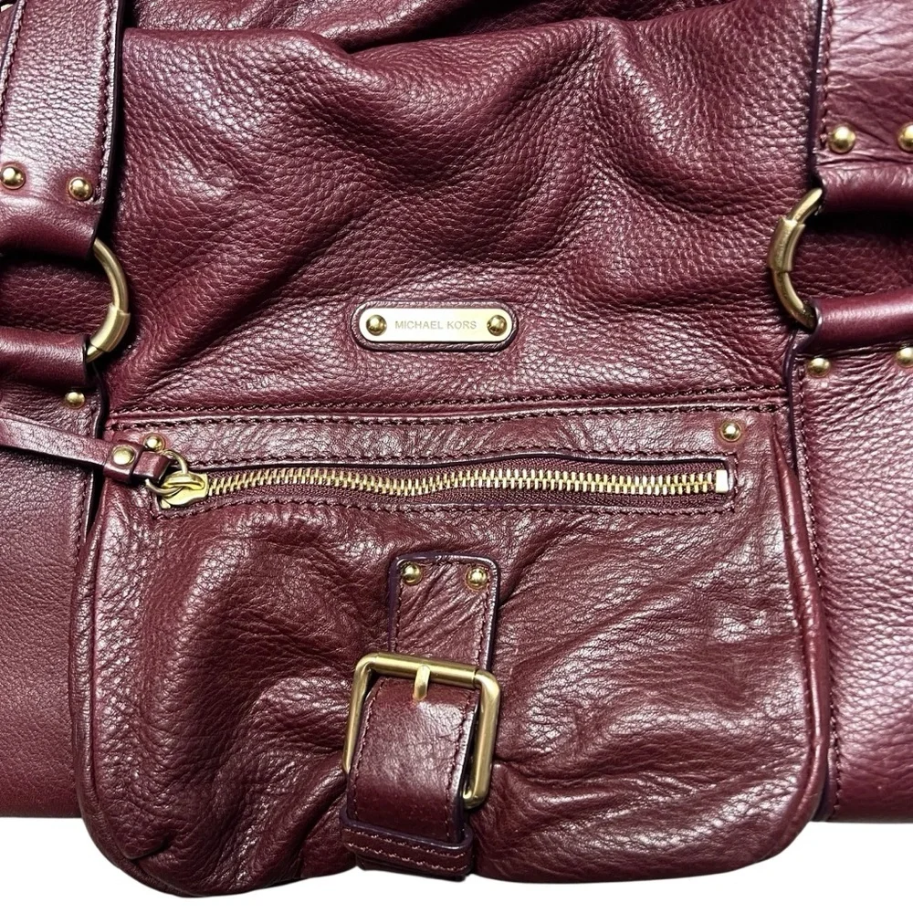 Michael Kors stylish burgundy